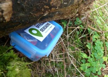 geocaching en kinderen, zoek en vind