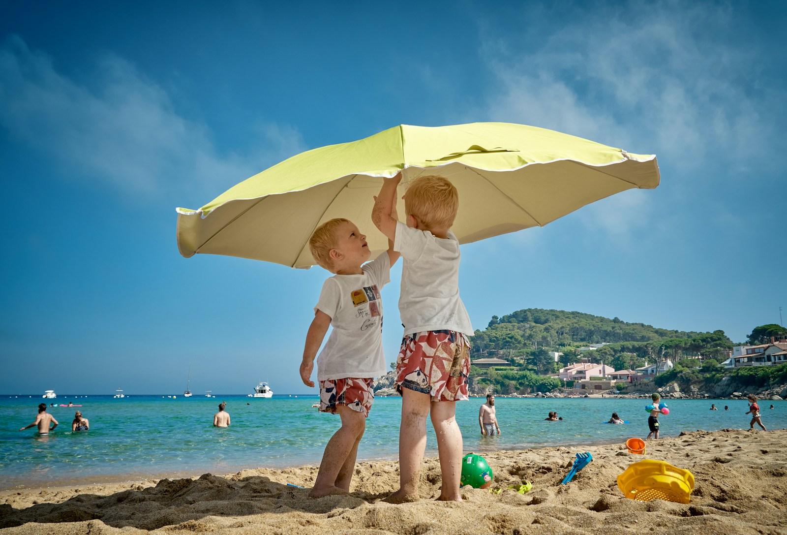 help, ik ga met de kinderen op vakantie. 