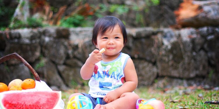 gezond eten en kleuter